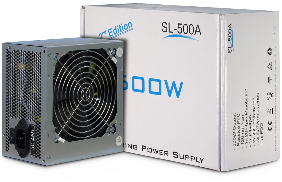 Inter-Tech SL-500 - 500W | PC-Netzteil