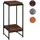 Mendler Blumentisch HWC-K71 82 x 82 cm Dunkelbraun