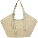 FredsBruder City-Beach-Repeat Shopper Leder Beige/Grün
