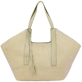 FredsBruder City-Beach-Repeat Shopper Leder Beige/Grün
