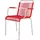 Fiam Mya Spaghetti Stapelsessel 57 x 52 x 85 cm rot