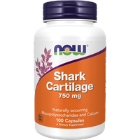 NOW Foods (NOW Foods Shark Cartilage, 750mg - 100 Kapseln