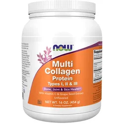 Now Foods Multi Collagen Protein Types I, II & III Powder (454 g)