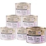Dehner Fine Nature Nassfutter getreidefrei / zuckerfrei, für Hunde, Lamm / Kartoffel, 6 x 200 g Dose (1.2 kg)