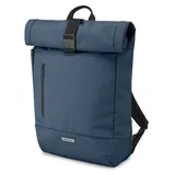 MOLESKINE Rucksack METRO ROLLTOP Kunstfaser saphirblau 30,0 l