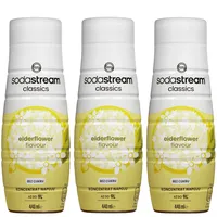 NEU SodaStream Sirup Holunderblüte Zero 3x440ml zuckerfrei Getränkesirup