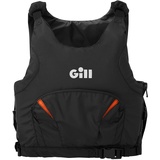 Gill Pro Racer Side Zip 50N Kajak Beiboot Segeln PFD Schwimmhilfe für Wassersport - Schwarz Orange - Unisex