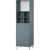 Schildmeyer Büromöbel-Set »Serie 500«, bestehend aus 1 Regal, 1 Schrank, 1 Regalkreuz, blau