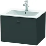 Duravit Waschtischunterschrank wandhängend „Brioso“ 62 × 44,2 × 47,9 cm, in Graphit Matt