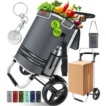 Kesser Einkaufstrolley grau 56L