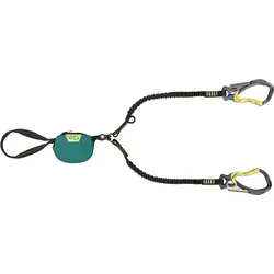 CLIMBING TECHNOLOGY HOOK IT COMPACT TWIST - Klettersteigset - Schwarz/Türkis - STK