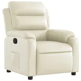 vidaXL Relaxsessel Creme Kunstleder