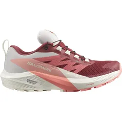 Salomon SENSE RIDE 5 Laufschuhe Damen in syrah-vanilla ice-peach amber, Größe 39 1/3 - rosa