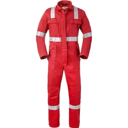 Multinorm Overall "2033" 5safety mit Druckknöpfen - 58 - Rot