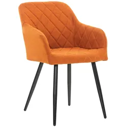 CLP Esszimmerstuhl Shila Stoff/orange