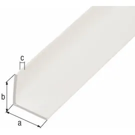 GAH Alberts Winkelprofil Kunststoff schwarz 2000 x 25 x 25 mm