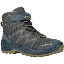 Lowa Maddox Warm GTX Mid Kinder Petrol/Senf 30