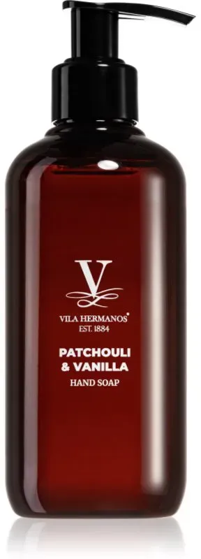Vila Hermanos Apothecary Patchouli & Vanilla flüssige Seife für die Hände mit Duft 250 ml