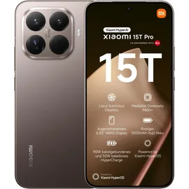Xiaomi 15T Pro 12 GB RAM 256 GB Mocha Gold