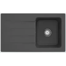 Villeroy & Boch Architectura 50 graphite + Handbetätigung + Lochbohrung