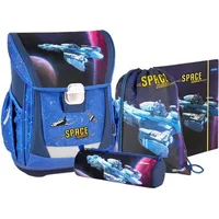 Spirit Schulranzen Set 4-tlg. Cool Space - blau