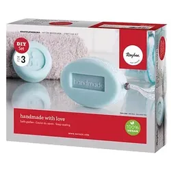 Rayher Seifen-Set Seifen Gießen handmade with love türkis