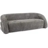 BIZZOTTO Sofa Clemence aus Stoff, gepolstert, modernes Design, dunkelgrau, 2–3 Sitzplätze