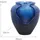 Teamson Home Gartenbrunnen blau glasiert 39x43x43 cm