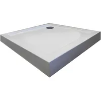 SANOTECHNIK Acryl Eckbrausetasse 90x90x12 cm