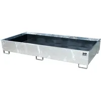 Bauer Südlohn Regalwanne mit PE-Einsatz RW 2700-3 PE, feuerverzinkt