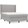 vidaXL Boxspringbett 140 x 200 cm Hellgrau
