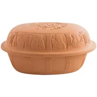 Römertopf Maxi Bräter bis zu 8 Personen, Pfanne + Kochtopf, Braun