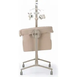 Cam il mondo del bambino Baby Beistellbett Cullami | Mehr Farben verfügbar | inkl. Wippfunktion | 8-fach höhenverstellbar, - Beige