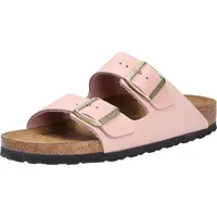 Birkenstock Arizona Nubukleder Damen Pantolette, Größe:39 EU - Rosa 39