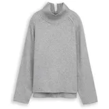 Tom Tailor Strickpullover Silber Grau M