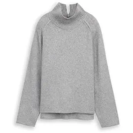 Tom Tailor Strickpullover Silber Grau M