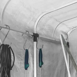 SoBuy Fahrradgarage für 2-4 Fahrräder wetterfest Silber