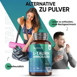 WeightWorld L Taurin 1000 mg Kapseln 180 St