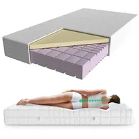 AM Qualitätsmatratzen - Premium Visco-Matratze 90x200cm H3 - Hochwertige