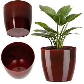 Kadax Blumentopf 14 x 14 x 125 cm Rot