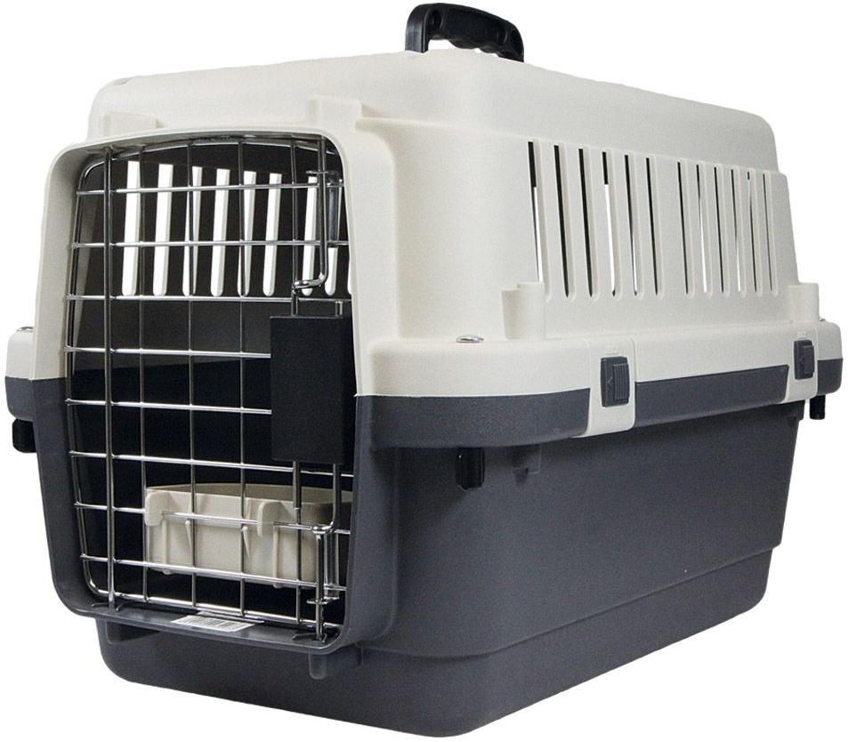 Größe M - stabile und geräumige Transportbox Hundetransportbox ideal für Reisen 1 St
