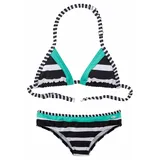 KangaROOS Triangel Bikini für Kinder Schwarz|weiss 10 11J