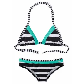 KangaROOS Triangel Bikini für Kinder Schwarz|weiss 10 11J