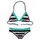 KangaROOS Triangel Bikini für Kinder Schwarz|weiss 10 11J