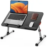 SAIJI Höhenverstellbarer Betttisch 4 Winkel 17 Zoll Laptop 6