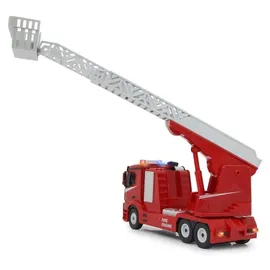Jamara RC-Nutzfahrzeug Feuerwehr Drehleiter Mercedes-Benz Antos 1:24 2CH RTR rot (405212)