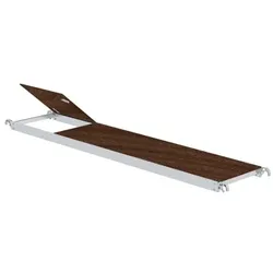 Plattform 3000mm Durchstiegsklappe, Aluminium-Rahmen 25,3 kg