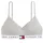 Tommy Hilfiger Bralette-BH "BRALETTE LIFT", Damen, Gr. M (38), N-Gr, grau (light grau), Jersey, Obermaterial: 90% Baumwolle, 10% Elasthan, TOMMY HILFIGER UNDERWEAR, kontrastfarbene Details, meliert, Basic, körpernah, BHs, mit kontrastfarbenen Details, mit Logoschriftzug