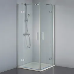 Steinkamp Lifestyle Eckeinstieg 90 x 90 cm inkl. easypearl EHSTEE018, Duschkabinen, chromoptik