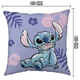 Jerry Fabrics Lilo und Stitch Dekokissen 40 x 40 cm Lila